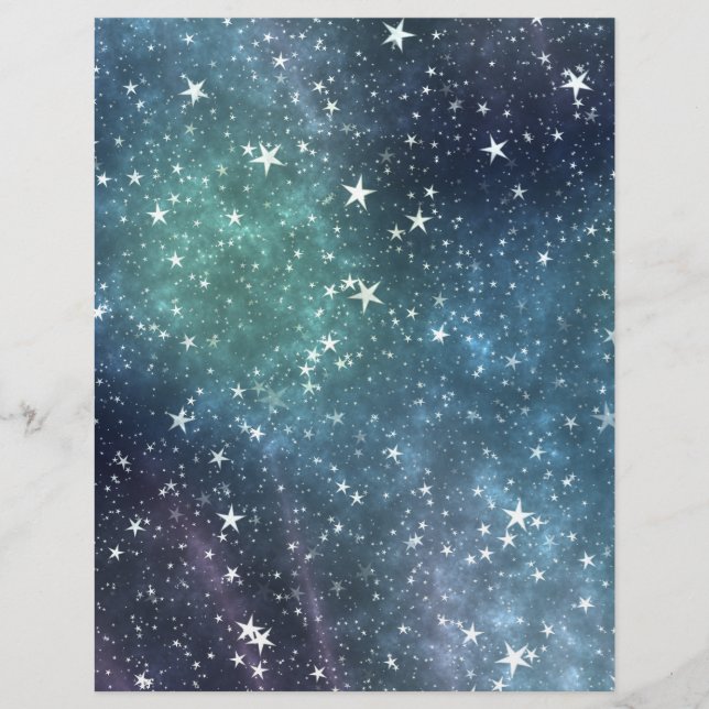 Papier pour scrapbooking Sky rempli Star (Devant)
