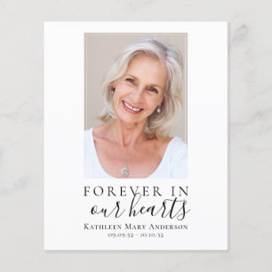 Papier Pour toujours dans nos coeurs Photo Sympathie Merc