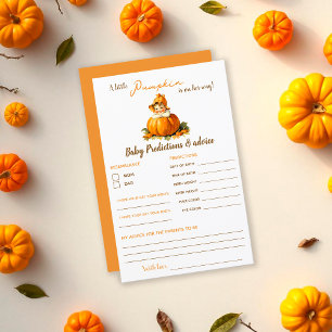 Papier Prédictions et conseils Baby shower fille Budge Ca