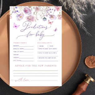Papier Prédictions florales du Jardin des papillons pour