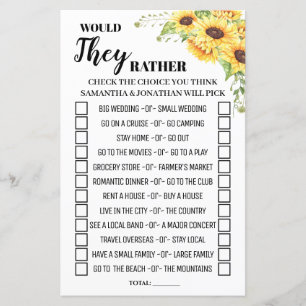 Papier Préféreraient-ils douche jeu anglais espagnol