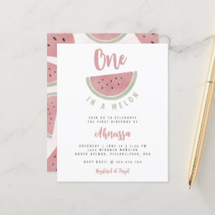 Papier Première fête de la pastèque Budget One in A Melon