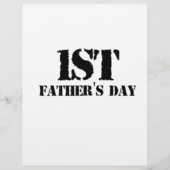 Papier Première Fête des pères (Devant)