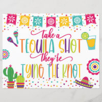 Prenez une Tequila Shot Ils nouent le noeud Signe