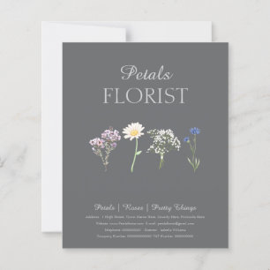 Papier Présentation de fleuriste moderne en boutique