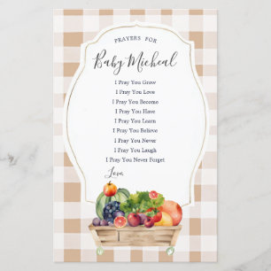 Papier Prières d'agriculteurs de légumes cultivés localem