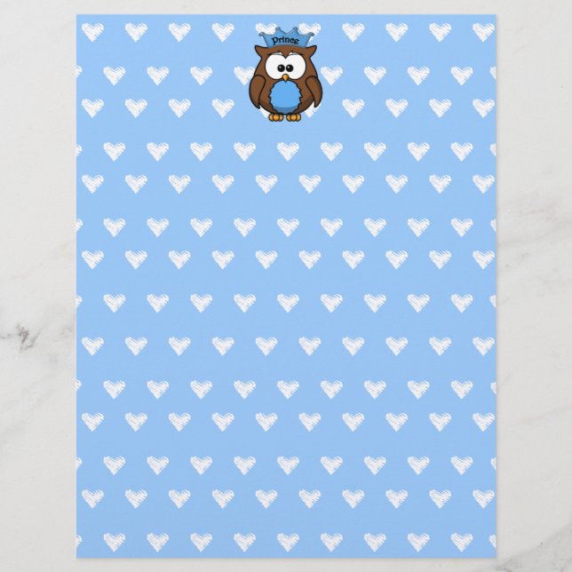 Papier prince owl (Devant)