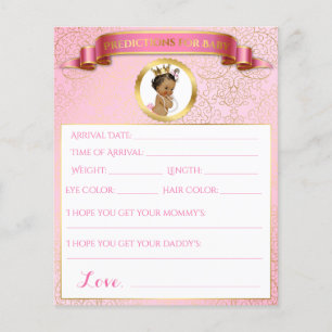 Papier Princess Pink Gold Jeux africains américains