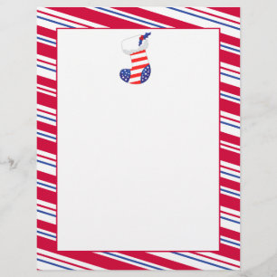 Papier Prise de Noël patriotique