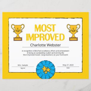 Papier Prix de classe de réussite de certificat le plus a