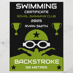 Papier Prix de la meilleure natation
