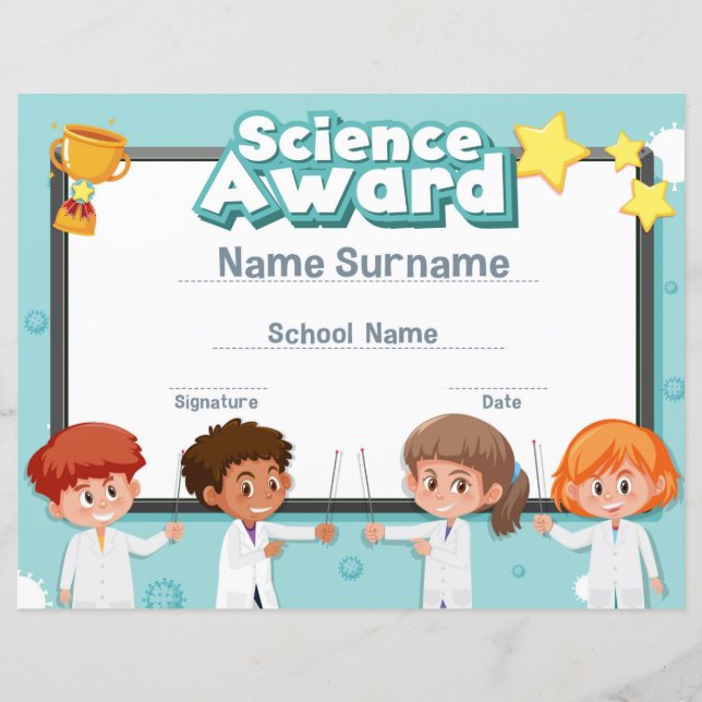 Papier Prix Science (Devant)