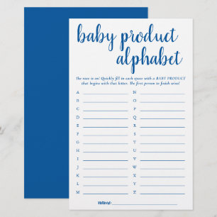 Papier Produit ABC bleu simple   Jeu de douche Cerulean