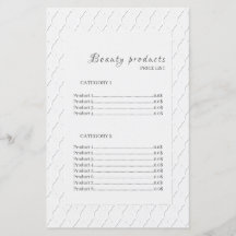 Produits de beauté Elegant Cadre Tarifs