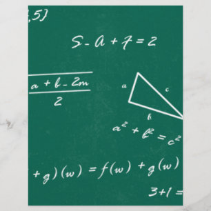 Papier professeur de mathématiques algebra geek
