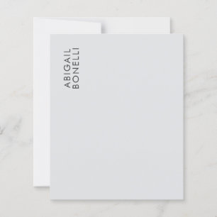 Papier Professionnel minimaliste moderne nom simple propr