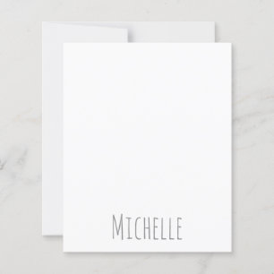 Papier Professionnel Unique Classique Simple Votre Nom