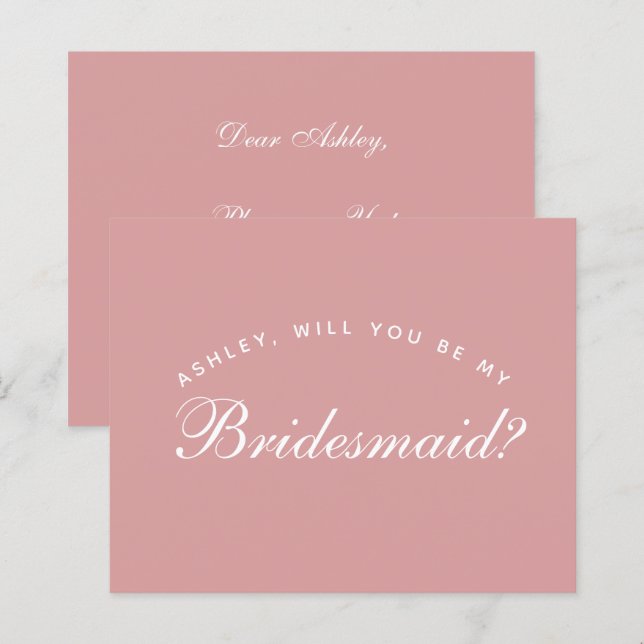 Papier Proposition de servante rose Budget Rose Dusty Sim (Devant / Derrière)
