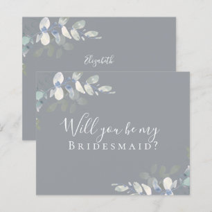 Papier Proposition d'honneur Eucalyptus Maid of Honor