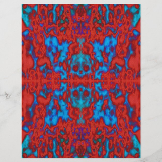 Papier Psychédélic kaleidoscope (Devant)