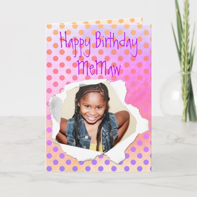 Papier Punch Forme Photo Pastel Aquarelle Modèle (Devant)