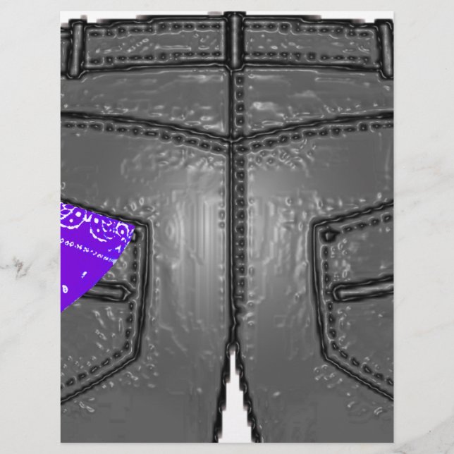 Papier Purple Gauche Hanky (Devant)