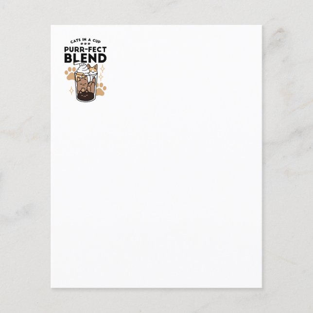 Papier Purr-fect Blend : Cat and Coffee Art for Pet Lover (Devant)