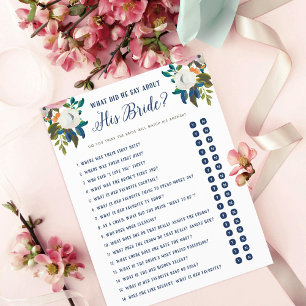 Papier Qu'a-t-il dit de sa mariée Oui ou non Jeu