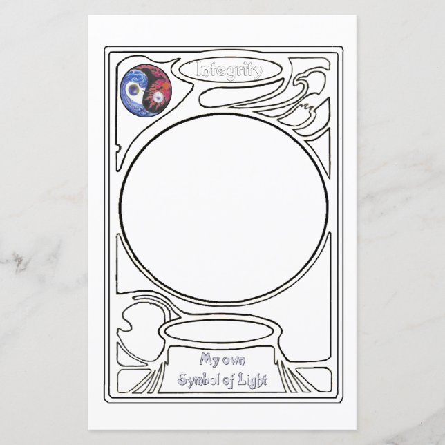 Papier Qualité d'âme de l'intégrité (Devant)