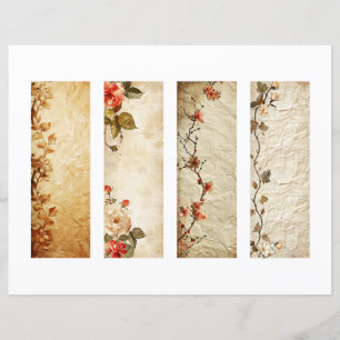 Papier Quatre Signets floraux