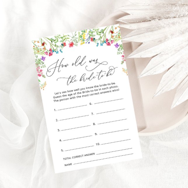 Papier Quel âge a la mariée d'être Jardin de la mariée (Créateur téléchargé)