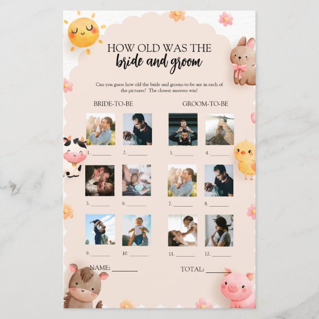 Papier Quel Âge Avaient-Ils Épousé Et Groom Devant Le Jeu (Devant)