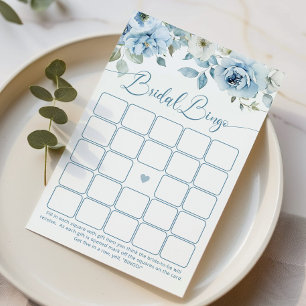 Papier Quelque chose de bleu avant de faire jeu de bingo 