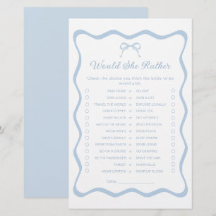 Papier Quelque Chose Fête des mariées Bleue Voudrait Elle