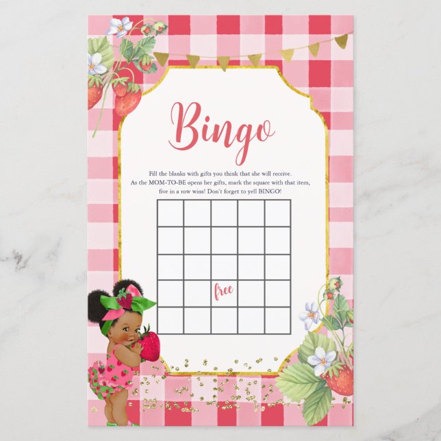 Papier Quelqu'un Berry Sweet Strawberry Baby Jeux de Bing (Devant)