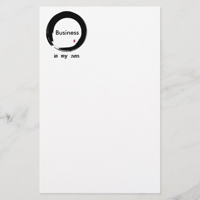 Papier Qu'est-ce que ton zen ? (Devant)