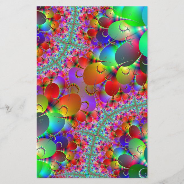 Papier Queues de Peacocks vibrantes (Devant)