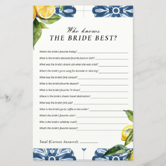 Papier Qui connaît la mariée meilleure Fête des mariées P