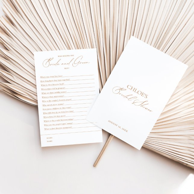 Papier Qui Connaît Le Jeu De La Meilleure Fête des mariée (Créateur téléchargé)