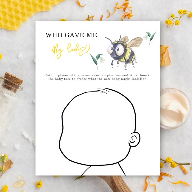 Papier Qui m'a donné mes regards ? - Bumble Bee mignonne (Créateur téléchargé)