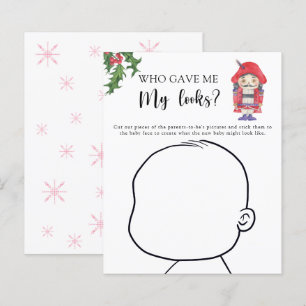 Papier Qui m'a donné mon apparence jeu de baby shower