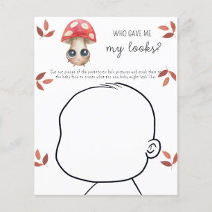 Papier Qui m'a donné mon look baby shower jeu