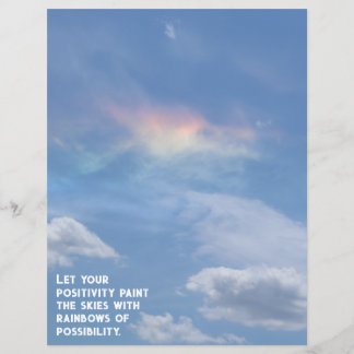 Papier Rainbow Cloud of Possibilités Scrapbook Paper