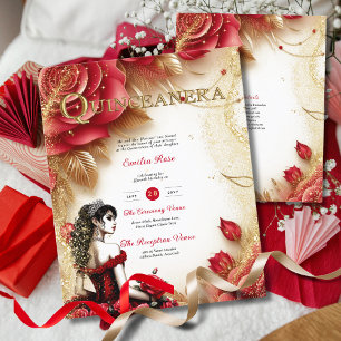 Papier Réception de la cérémonie de tenue de la Quinceane