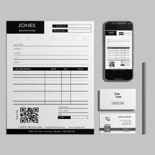 Papier Réception de vente de facture minimale Petite entr