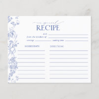 Recette de la nuptiale de Floral Bleu & Blanc Vict