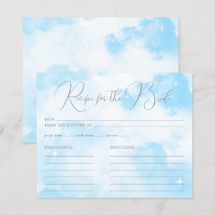 Papier Recette moderne Pastel Blue Cloud neuf pour la mar