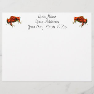Papier Red Poison Dart Frog