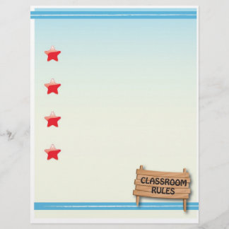Papier Règles de classe fixes