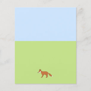 Papier Renard rouge.